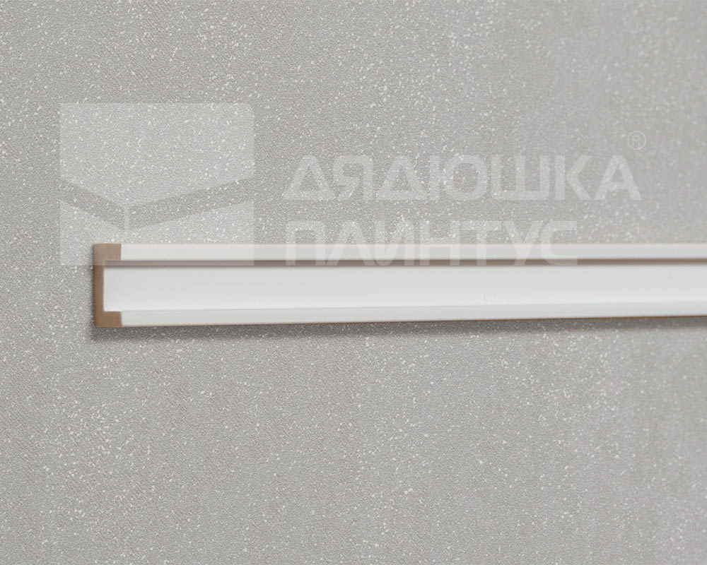 Молдинг из полистирола высокой плотности HI WOOD LB30 30мм х 15мм х 2,0м.