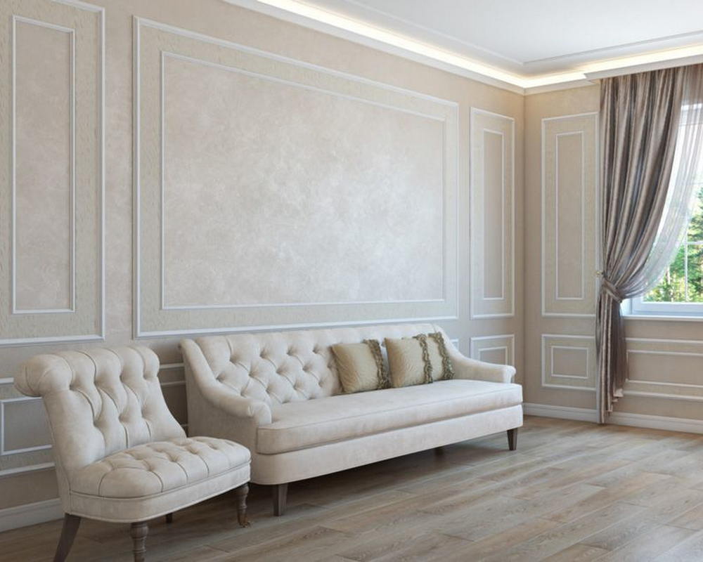 Молдинг Волшебная палочка MSST 103 10мм х 10мм х 2,0м Белый под покраску