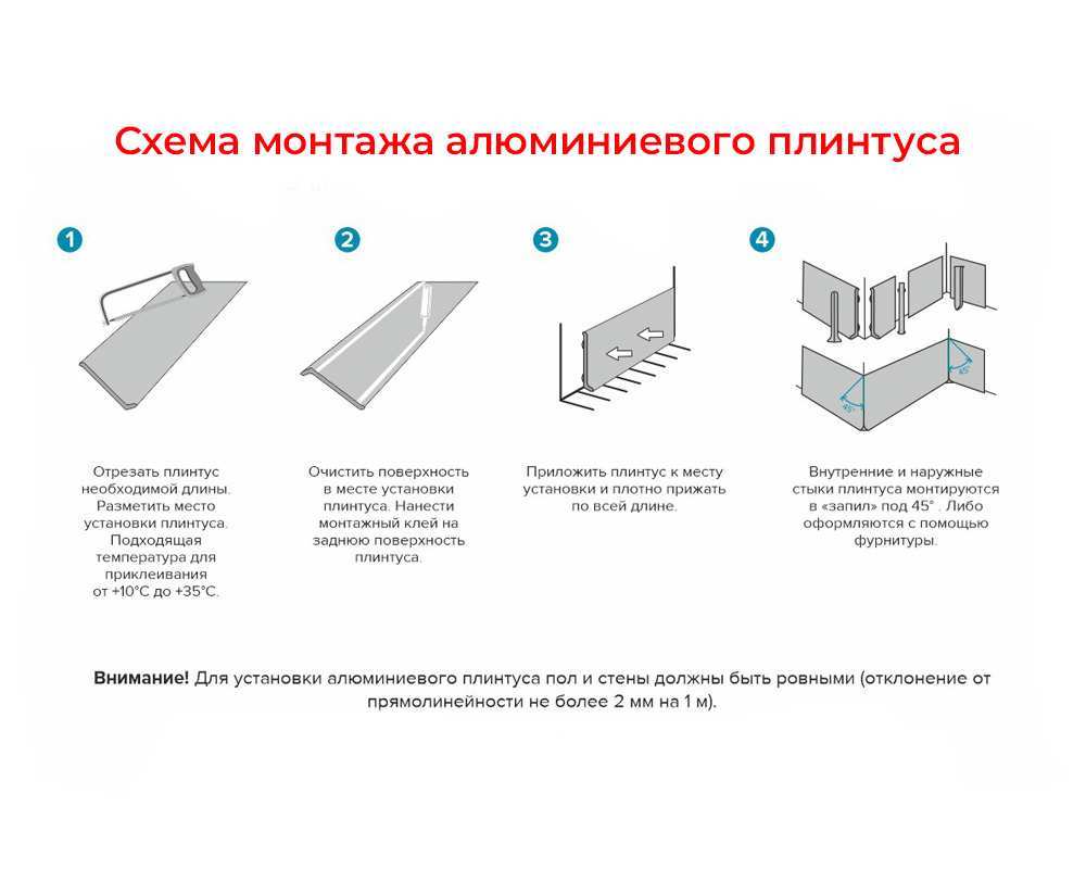 Алюминиевый плинтус AKBD40-SA 2,5м Муар антрацит