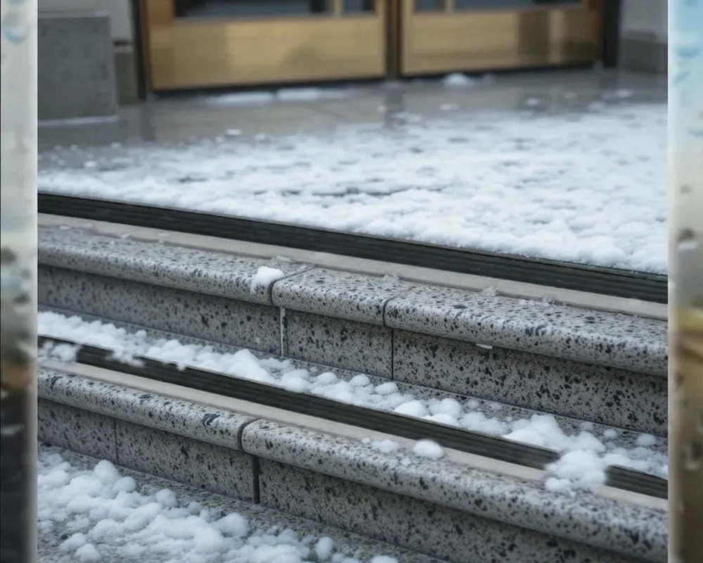 Порог одноуровневый ПС 08-1.2700.201лч Серебро