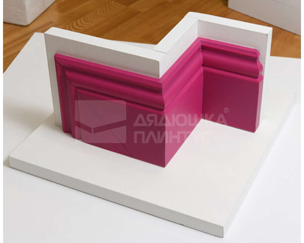 Плинтус из полистирола высокой плотности NMC Wallstyl FB2 Белый