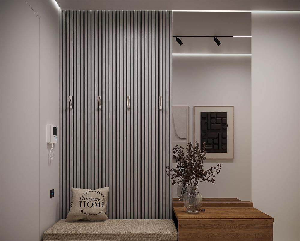 Панель МДФ 3D Лайн Модерн 165*2750мм. L05 Серый тик