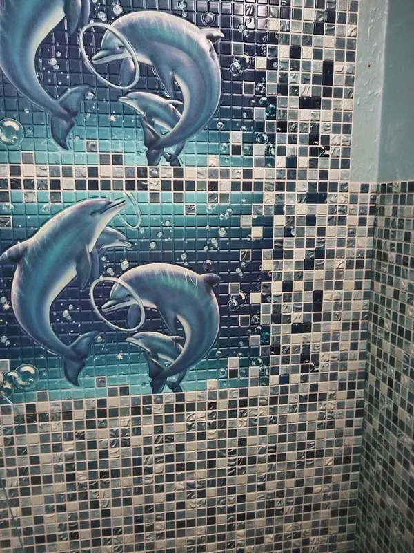 Панель ПВХ ГРЕЙС 955*480 10шт/уп Мозаика Морской бриз. Цена указана за 4,7 м²